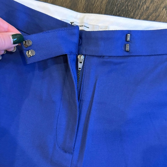 T Alexander Wang Slacks Electric Blue Skinny Dress Pants Women's Size Medium - Picture 3 of 12